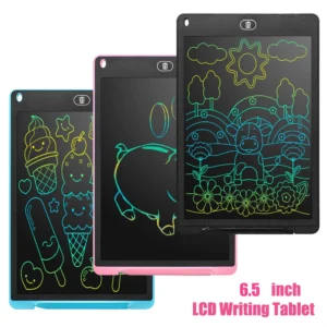 Tableta de escritura LCD de 6,5 pulgadas, tablero de dibujo Montessori, juguetes educativos de dibujo para niños, estudiantes, pizarra mágica, juguete para regalo