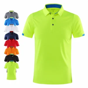 Camisa POLO de manga corta traje de ciclismo traje de fitness para hombres Deportes casuales solapa de secado rápido