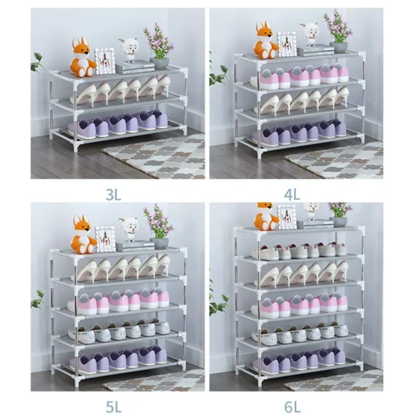 Armario de almacenamiento de muebles para el hogar, sillas de oficina para sala de estar, Zapatero organizador de zapatos, Chaise Lounge, estante para zapatos, dosel para zapatos - Imagen 4