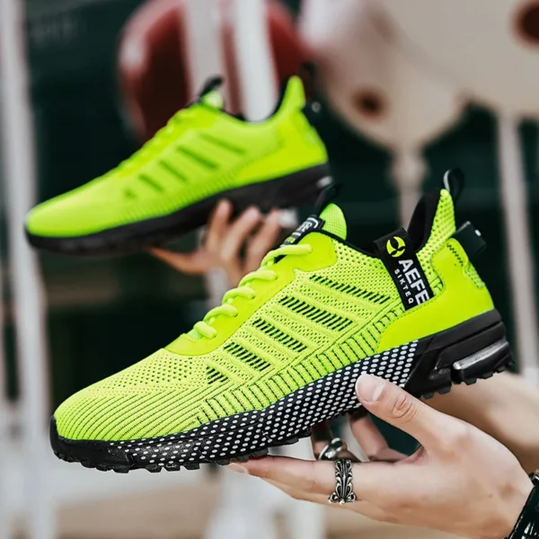 Zapatos para correr para hombre, zapatos deportivos transpirables para exteriores, zapatillas ligeras para hombre, calzado de entrenamiento atlético cómodo - Imagen 5