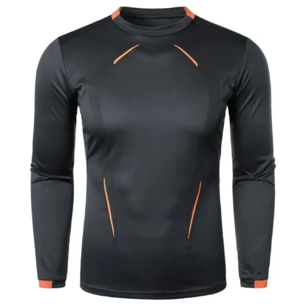 Camiseta de manga larga de secado rápido para hombre, ropa de calle ligera y transpirable, camiseta deportiva de gran tamaño para Fitness al aire libre, otoño - Imagen 9