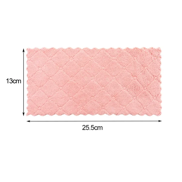 Accesorios de cocina paño de microfibra súper absorbente vajilla toalla de limpieza del hogar utensilios de cocina Gadget ALI253 5/10PC - Imagen 6
