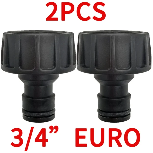 Tetina de conector rápido EURO USA, adaptador de tubo de manguera roscada macho de 3/4 pulgadas para sistema de riego por goteo de tubería de jardín - Imagen 16