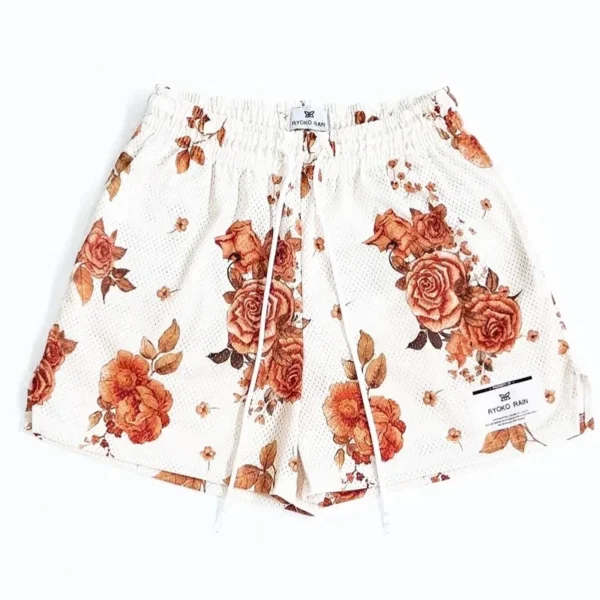 Pantalones cortos informales de verano de malla Universal para hombres y mujeres, pantalones cortos deportivos de secado rápido, pantalones cortos transpirables con cordón estampado 3d para playa - Imagen 3