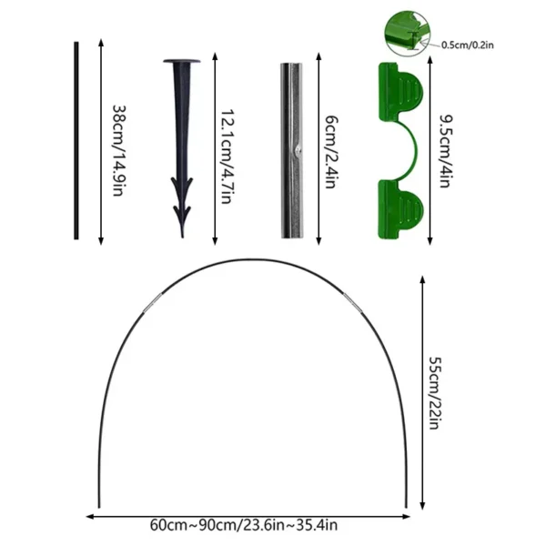 Cubierta cálida para plantas, frutas y verduras no tejidas, red protectora anticongelante, tela para plantas de jardín, anticongelante contra el frío - Imagen 4