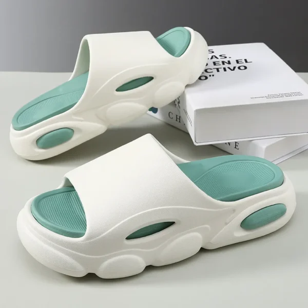 Sandalias de verano para hombre, sandalias de plataforma de casa de nube suave a la moda, zapatos de playa antideslizantes para exteriores Unisex, zapatillas de baño para hombre - Imagen 10