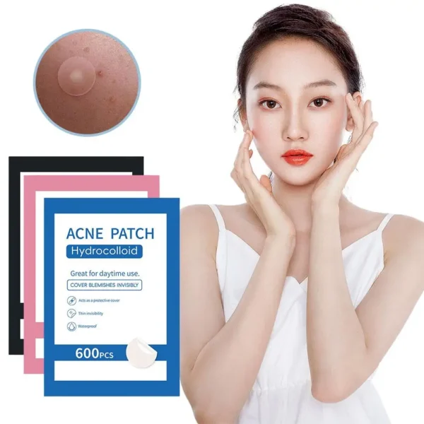 Parche para espinillas acné eliminación Invisible de acné pegatinas para el cuidado de la piel corrector mancha facial herramientas de maquillaje de belleza 360 uds/600 Uds - Imagen 2