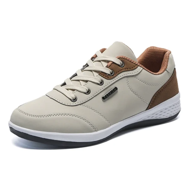Zapatos de hombre primavera otoño zapatillas impermeables para caminar ocio zapatos deportivos de cuero para hombre calzado antideslizante tenis para hombres - Imagen 9