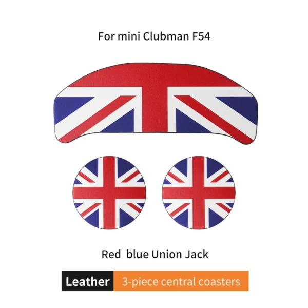 Posavasos, taza de coche, Union Jack-cojín de café, protección de ranura de almacenamiento, alfombrilla antideslizante para MINI Cooper F55 F56 F54 F60, accesorios - Imagen 17