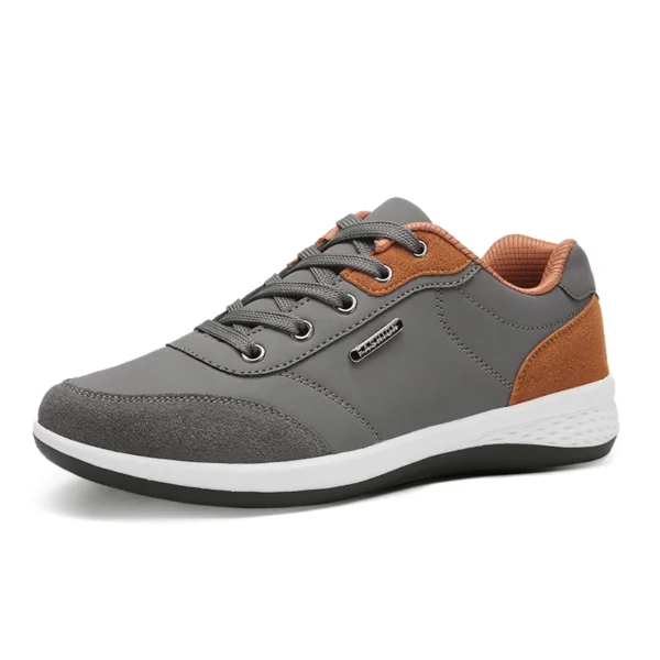 Zapatos de hombre primavera otoño zapatillas impermeables para caminar ocio zapatos deportivos de cuero para hombre calzado antideslizante tenis para hombres - Imagen 8