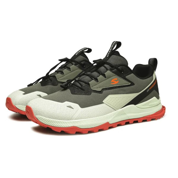 Zapatos para caminar y senderismo para hombres y mujeres, zapatillas antideslizantes con banda elástica, cómodas zapatillas para correr para viajes al aire libre - Imagen 2