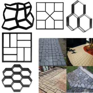 Molde reutilizable para pavimento de hormigón, herramienta para pavimento de piedra, ladrillo, cemento, camino de jardín, bricolaje
