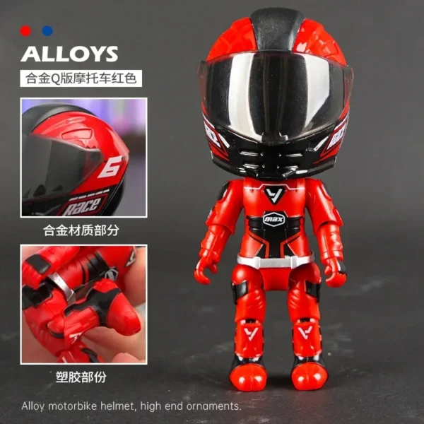 Muñeco de deformación de aleación, casco, muñeca, muebles de escritorio, modelo, regalos para niños y hombres - Imagen 6