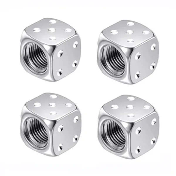 Tapas de válvula de neumático de rueda de coche de aleación de aluminio cubiertas de vástago de llanta de neumático Airdust impermeable para automóviles motocicletas camiones bicicletas 4 Uds. - Imagen 14