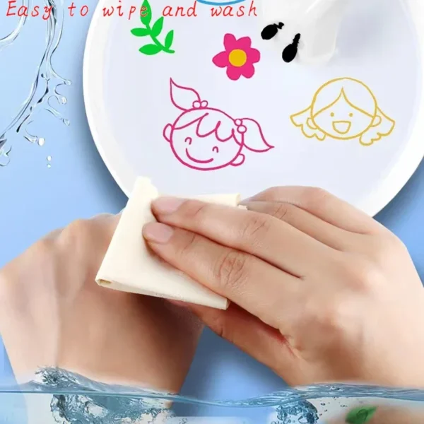 Bolígrafo mágico para pintar con agua, rotuladores coloridos, bolígrafo de tinta flotante, bolígrafos de agua para garabatos, juguetes educativos para edades tempranas Montessori para niños - Imagen 4