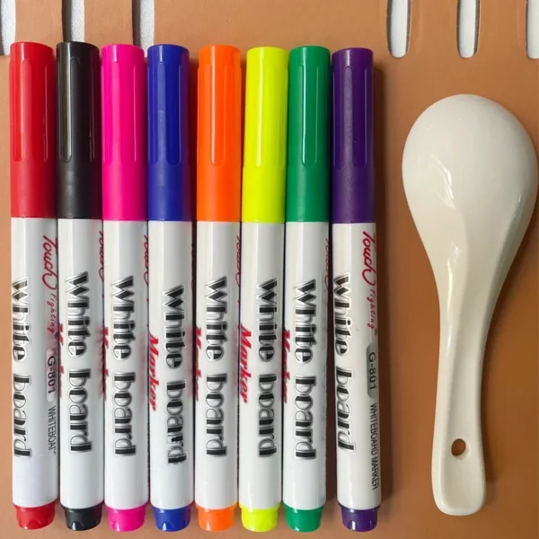 Bolígrafo mágico para pintar con agua, rotuladores coloridos, bolígrafo de tinta flotante, bolígrafos de agua para garabatos, juguetes educativos para edades tempranas Montessori para niños - Imagen 5