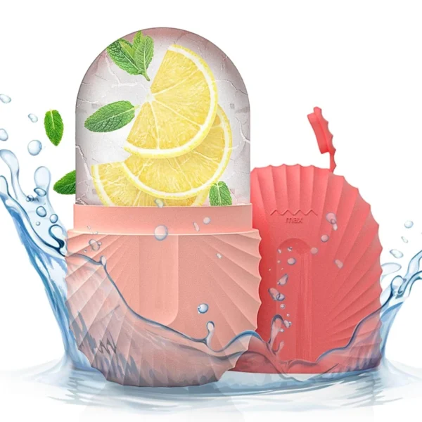 Rodillo Facial de hielo, cubito de silicona para masaje de belleza, molde de hielo para hinchazón de los ojos, rodillo Facial que reduce los poros - Imagen 12