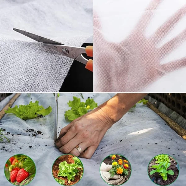 Cubierta cálida para plantas, frutas y verduras no tejidas, red protectora anticongelante, tela para plantas de jardín, anticongelante contra el frío - Imagen 3