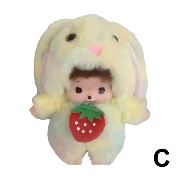 LLavero de muñeco Mchiqi con mono Kawaii de 15cm, bolso colgante, juguete de peluche, regalo de cumpleaños para niños, Material de algodón PP, Año Nuevo/Cristo - Imagen 12