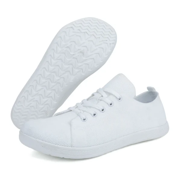 Zapatos descalzos con punta ancha para hombre y mujer, zapatillas minimalistas para caminar |   Suela caída cero |   Malla transpirable - Imagen 8