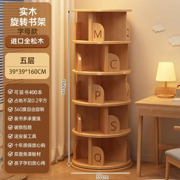 Estanterías para niños, soporte de lectura para bebés, gabinete de almacenamiento, estantería para libros para niños, organizador de librería, muebles, estante para libros para niños - Imagen 9