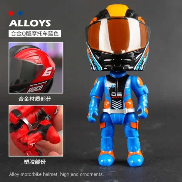 Muñeco de deformación de aleación, casco, muñeca, muebles de escritorio, modelo, regalos para niños y hombres - Imagen 7