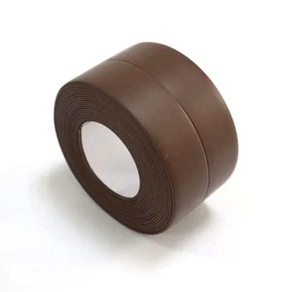 Cinta adhesiva de pared impermeable para baño, cocina, tira de sellado de cartón, baño, ducha, fregadero, bañera, cinta de masilla, carteles de contorno para el hogar - Imagen 10