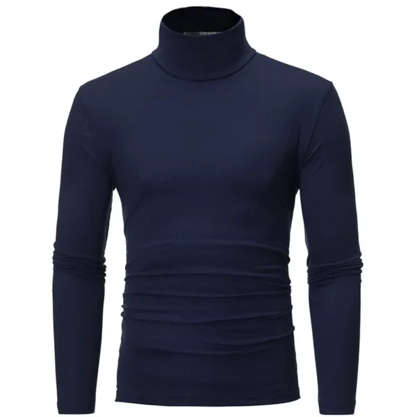 Camisa térmica Tops, ropa de primavera, , medias de otoño e invierno, camiseta de manga larga ajustada con cuello alto Ropa interior térmica para hombre - Imagen 10
