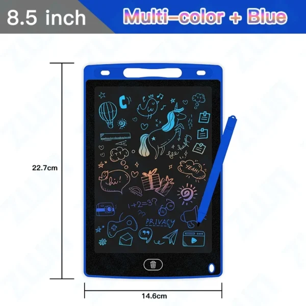 Tablero de dibujo LCD de 6,5/8,5/10/12 pulgadas, tableta de escritura, pizarra mágica de dígitos, herramienta de pintura artística, juguetes para niños, juego mental, regalo para niños - Imagen 9