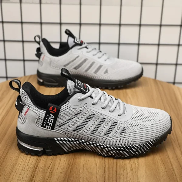 Zapatos para correr para hombre, zapatos deportivos transpirables para exteriores, zapatillas ligeras para hombre, calzado de entrenamiento atlético cómodo - Imagen 2