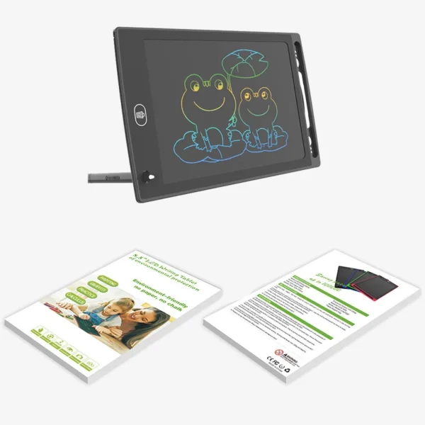 Tableta de escritura LCD de 6,5 pulgadas, tablero de dibujo Montessori, juguetes educativos de dibujo para niños, estudiantes, pizarra mágica, juguete para regalo - Imagen 6