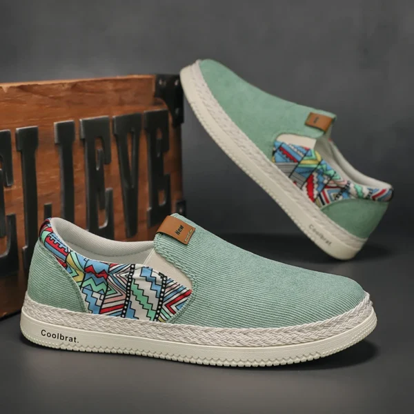 Zapatos planos de lona para hombre, mocasines de tela de lino de pescador, zapatillas de deporte de verano para hombre, zapatos de nuevo estilo, zapatillas de deporte, zapatos casuales para hombre - Imagen 6