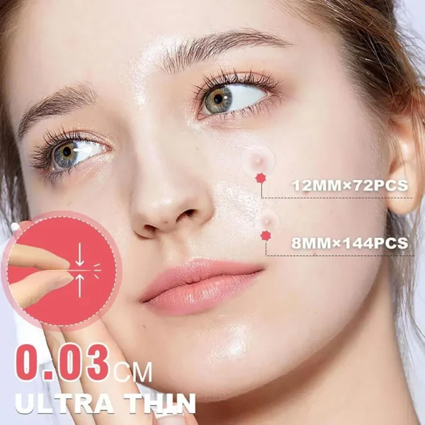 Parche para espinillas acné eliminación Invisible de acné pegatinas para el cuidado de la piel corrector mancha facial herramientas de maquillaje de belleza 360 uds/600 Uds - Imagen 4