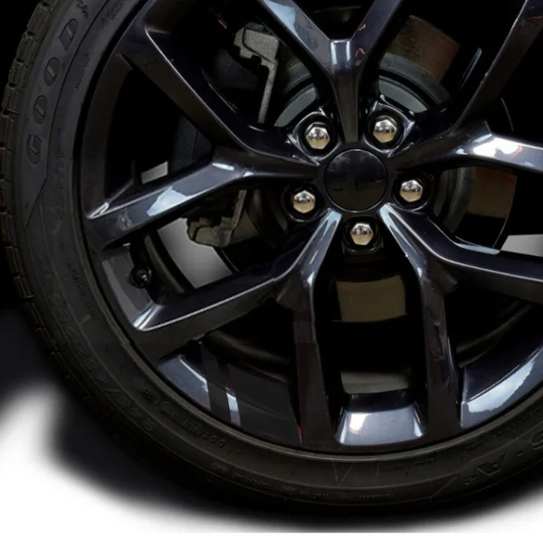 Calcomanías reflectantes para cubo de rueda de coche, cubierta resistente, accesorio Exterior, decoración de coche, pegatinas para Dodge Chrysler Jeep, 6 uds. - Imagen 9