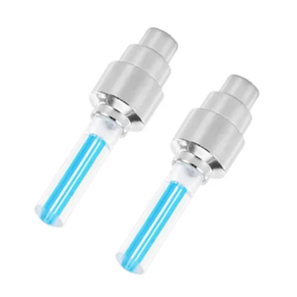Tapas de válvulas de neumáticos de bicicleta y motocicleta, luz LED, lámpara de Flash de neón, luces universales impermeables para neumáticos, accesorios para coche 2/4 Uds. - Imagen 12