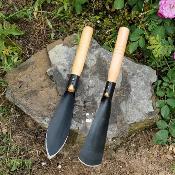 Herramienta de jardín multifuncional, pala para excavar verduras silvestres, plantas marinas, flores, pala, engrosamiento del suelo, azada de hierro, pala de deshierbe - Imagen 2
