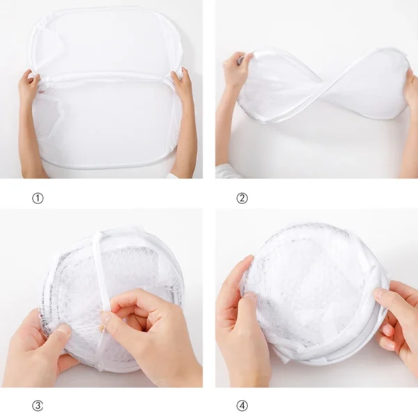 Cesta para la colada de lino y algodón, cesto para la colada plegable, organizador impermeable, cubo para ropa, juguetes, cesta de almacenamiento para el hogar de gran capacidad - Imagen 6