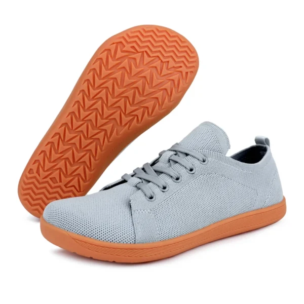 Zapatos descalzos con punta ancha para hombre y mujer, zapatillas minimalistas para caminar |   Suela caída cero |   Malla transpirable - Imagen 5