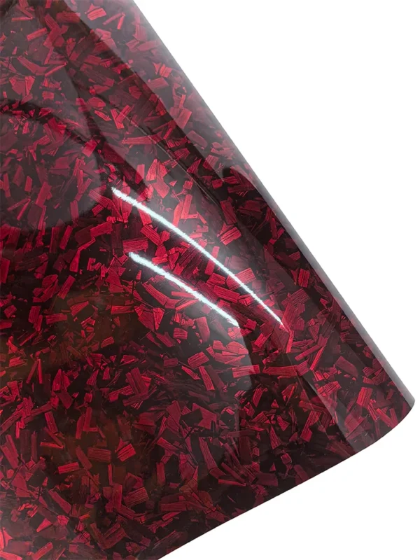 Pegatina para coche pegatina en el capó vinilo adhesivo para pegatinas de coche 50cm * 300cm de alto brillo negro oro plata rojo forjado fibra de carbono - Imagen 11