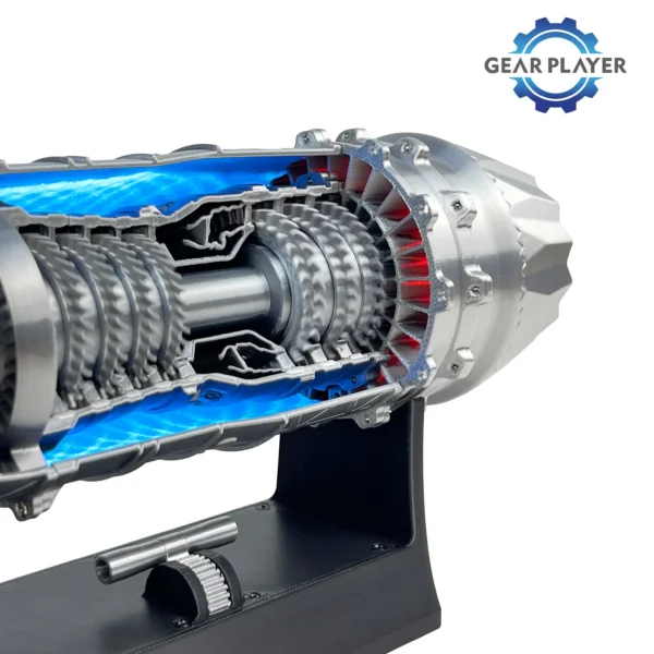 Juguete con motor de aviación inicial, turbina de potencia de alto rendimiento, juguete de Boutique genial, regalo Modelo de caza de F-35, - Imagen 5