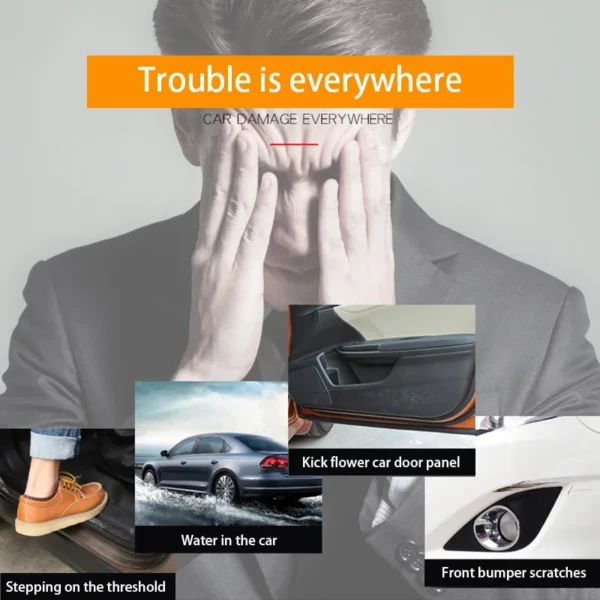 Película protectora para coche, pegatina impermeable antiarañazos para la piel, película protectora de pintura Ppf, película protectora Tesla en aerosol de vinilo negro - Imagen 5