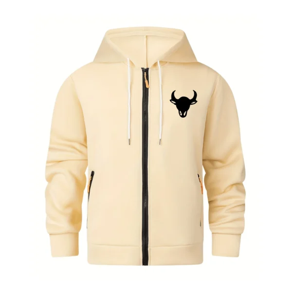 Sudadera con capucha de primavera y otoño, color sólido, moda, casual, fitness, jogging, camiseta deportiva holgada para hombre - Imagen 4