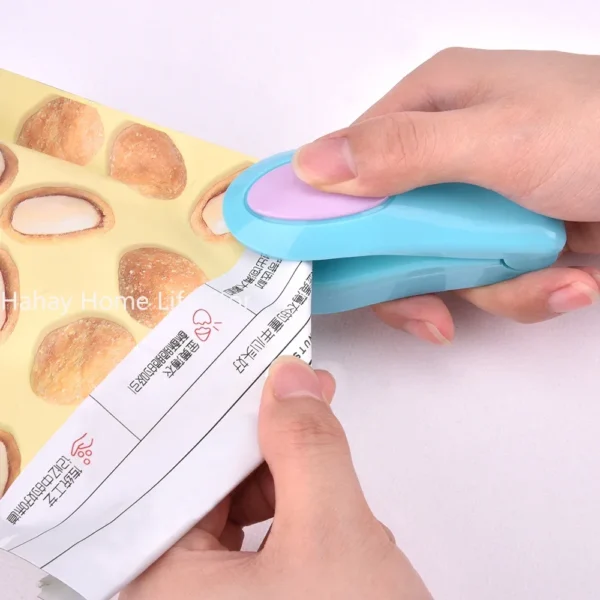 Accesorios de cocina, herramientas, Mini máquina portátil de sellado térmico con Clip para alimentos, sellador de bolsas de aperitivos para el hogar, utensilios de cocina, artículo - Imagen 2