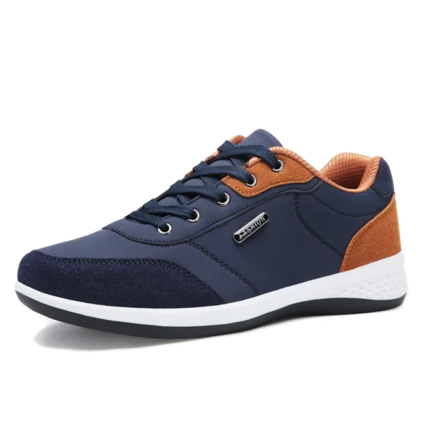 Zapatos de hombre primavera otoño zapatillas impermeables para caminar ocio zapatos deportivos de cuero para hombre calzado antideslizante tenis para hombres - Imagen 10