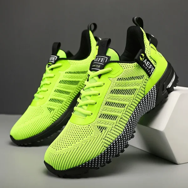 Zapatos para correr para hombre, zapatos deportivos transpirables para exteriores, zapatillas ligeras para hombre, calzado de entrenamiento atlético cómodo - Imagen 8