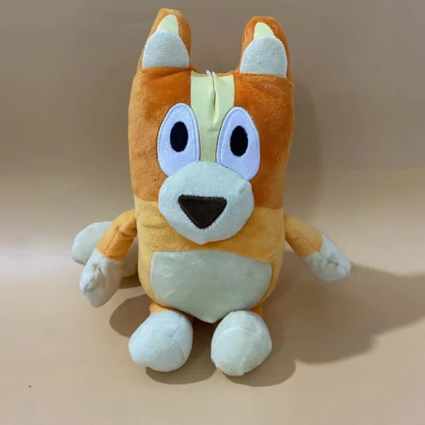 Juguetes de peluche familiares-animales de perro de dibujos animados muñecos de peluche suaves perfectos para regalos de cumpleaños y Navidad 17/28/40 cm Bluey & Bingo - Imagen 9