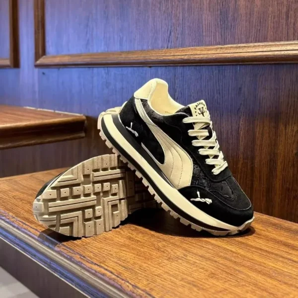 Zapatos informales, zapatos deportivos para hombre, zapatos informales de suela gruesa de verano para hombre, zapatos de tablero de moda para actividades al aire libre antideslizantes suaves y cómodos - Imagen 6