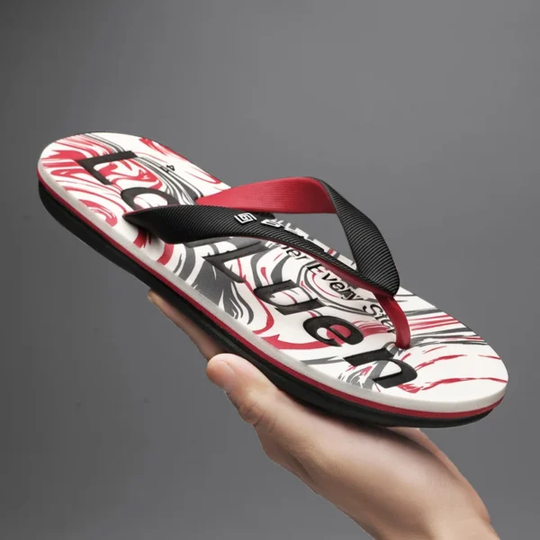 Zapatillas de hombre, chanclas, zapatos de verano para hombre, zapatos transpirables, zapatillas de playa, adecuadas para paseos en interiores y exteriores, verano - Imagen 5