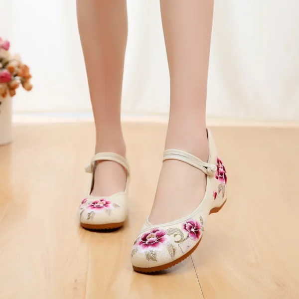 Zapatos informales para mujer, moda Vintage, elegante, estilo étnico, ropa de calle bordada, zapatos de mujer de estilo chino, novedad de verano - Imagen 22