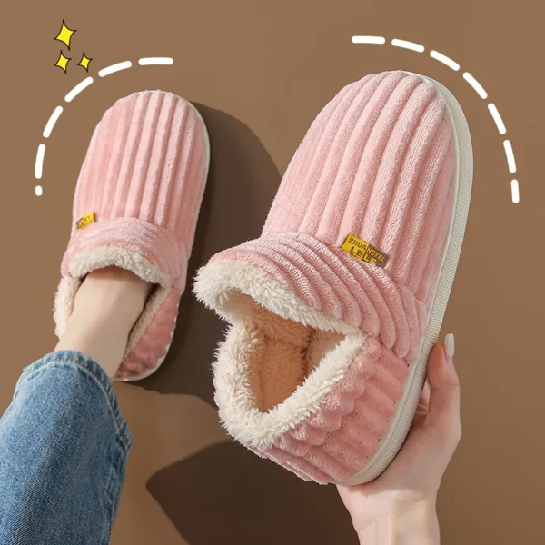 Botas cálidas súper suaves para mujer, forro de piel de felpa para exteriores, zapatos para el hogar, botas de nieve clásicas y cómodas para mujer - Imagen 8